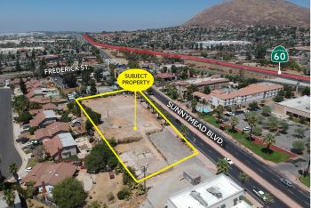 Progressive Real Estate Partners Brokers Moreno Valley Land Sale for Retail Development