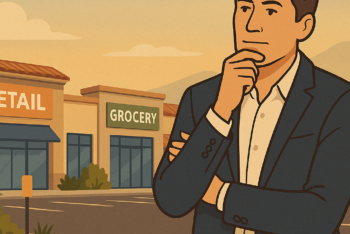 Pensive Shopping Center Owner April 2025 blog Brad’s Blog - 7 Ways to Improve Shopping Center Ownership During Turbulent Times
