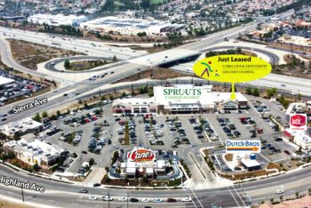 Progressive Real Estate Partners Brokers Lease with Loma Linda University Children’s Hospital for 8,400 sf Sub Anchor Space in Fontana, CA