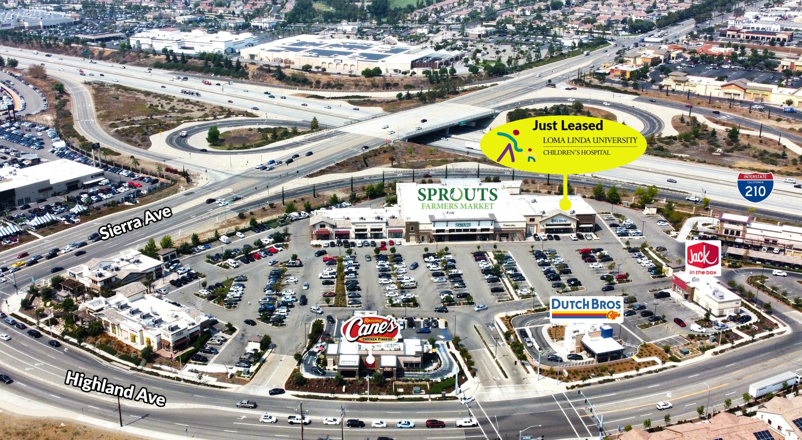 LLUCH at Highland Village 2 Fontana CA Progressive Real Estate Partners Brokers Lease with Loma Linda University Children’s Hospital for 8,400 sf Sub Anchor Space in Fontana, CA