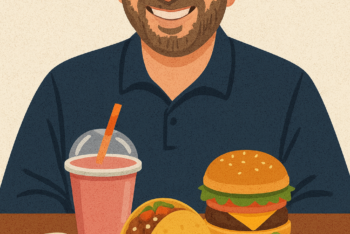 Brad Eating Image Oct 2025 Brad’s Blog – Food for Thought on the Food Industry
