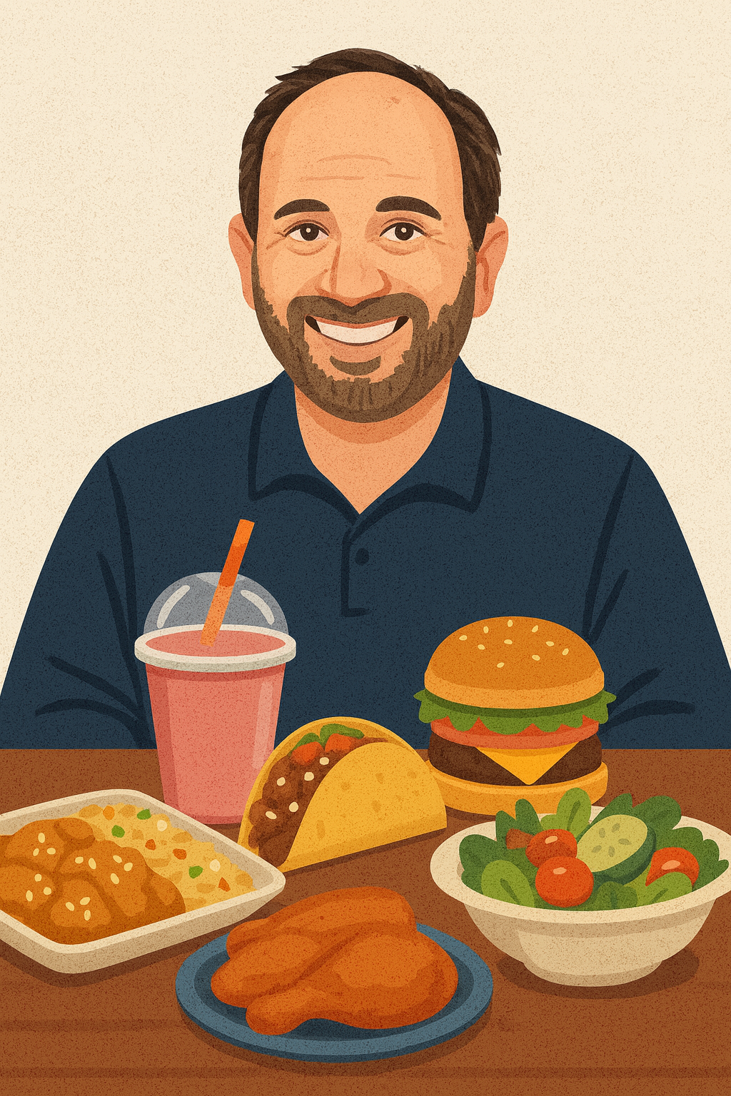 Brad Eating Image Oct 2025 Brad’s Blog – Food for Thought on the Food Industry