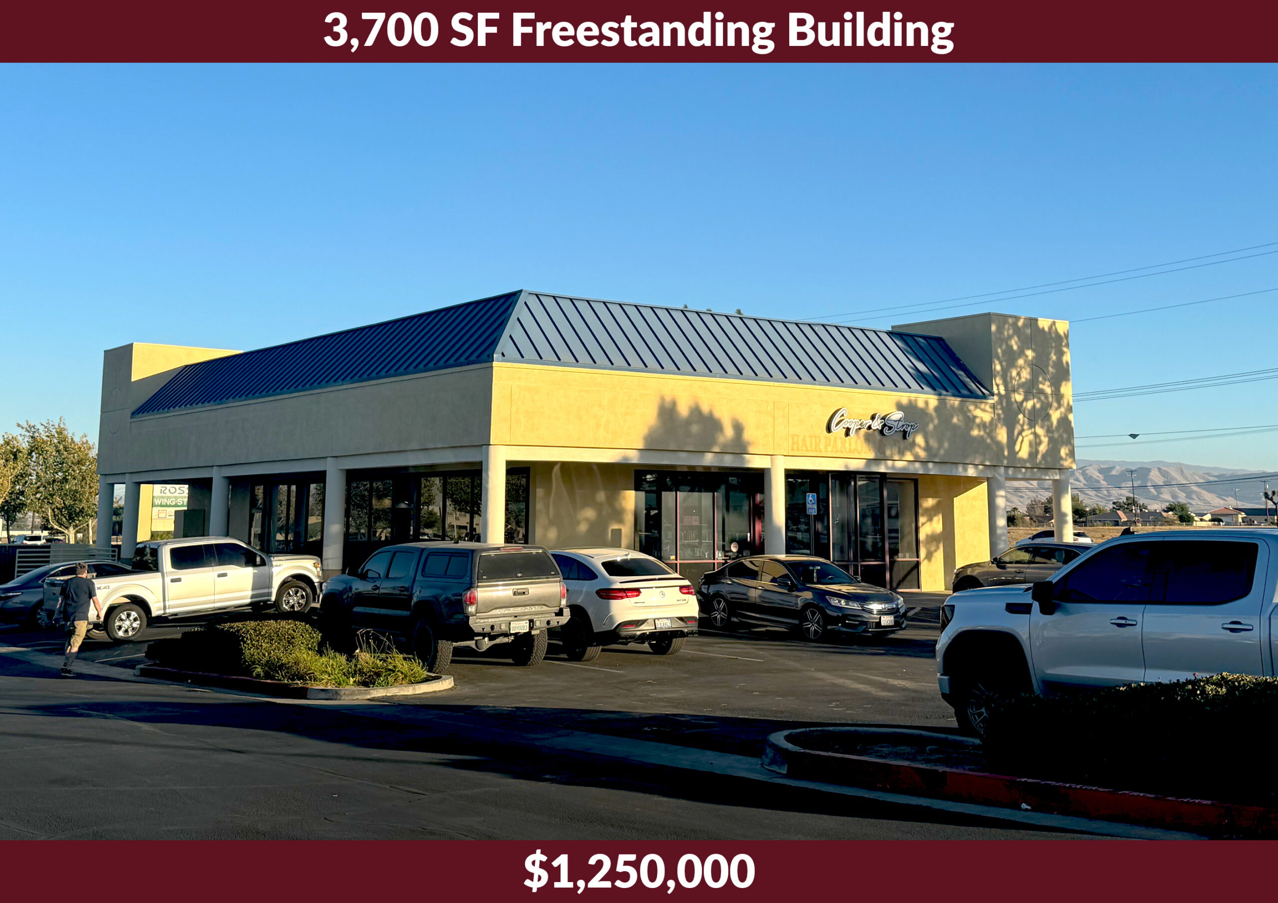 3,700 SF Retail Building was a $1,250,000 sale at 17194 Bear Valley Rd, Victorville, CA, represented by Paul Su.