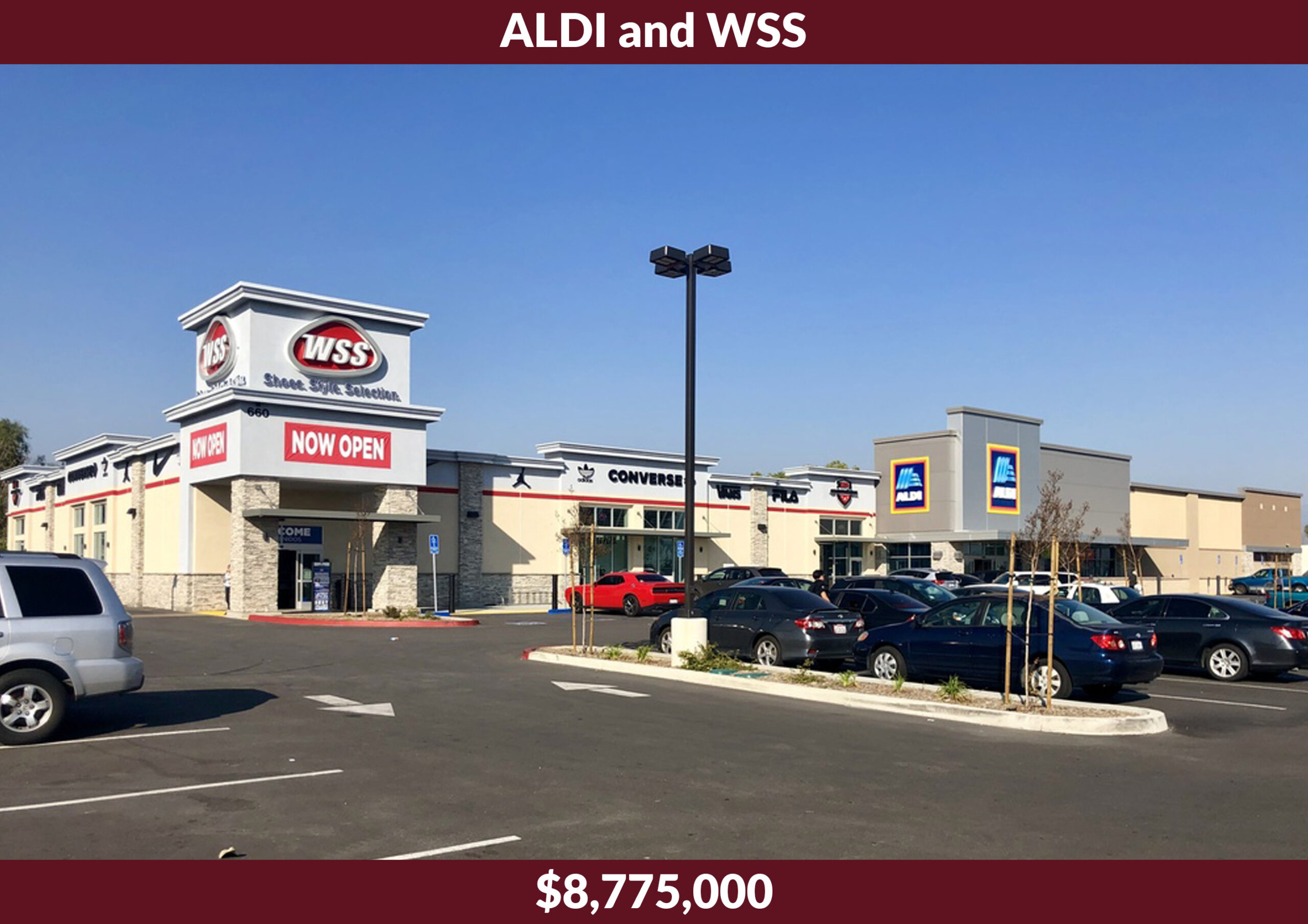 ALDI & WSS was a $8,775,000 sale at 630 W Foothill Blvd, Rialto, CA, represented by Greg Bedell and Trinnie Lee.