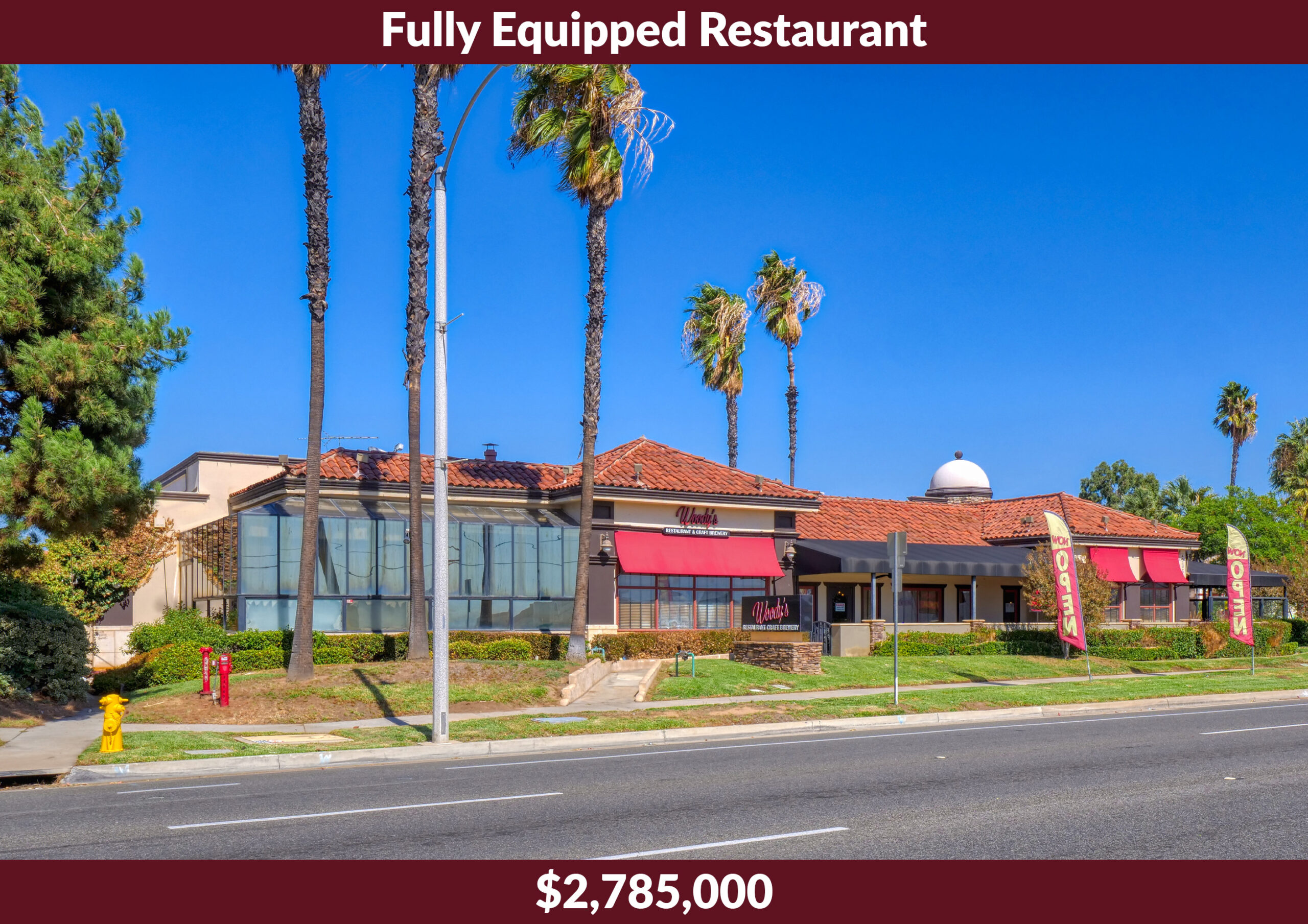 Former Restaurant $2,785,000 sale at 23060 Alessandro Blvd, Moreno Valley, CA. Represented by Greg Bedell and Albert Lopez