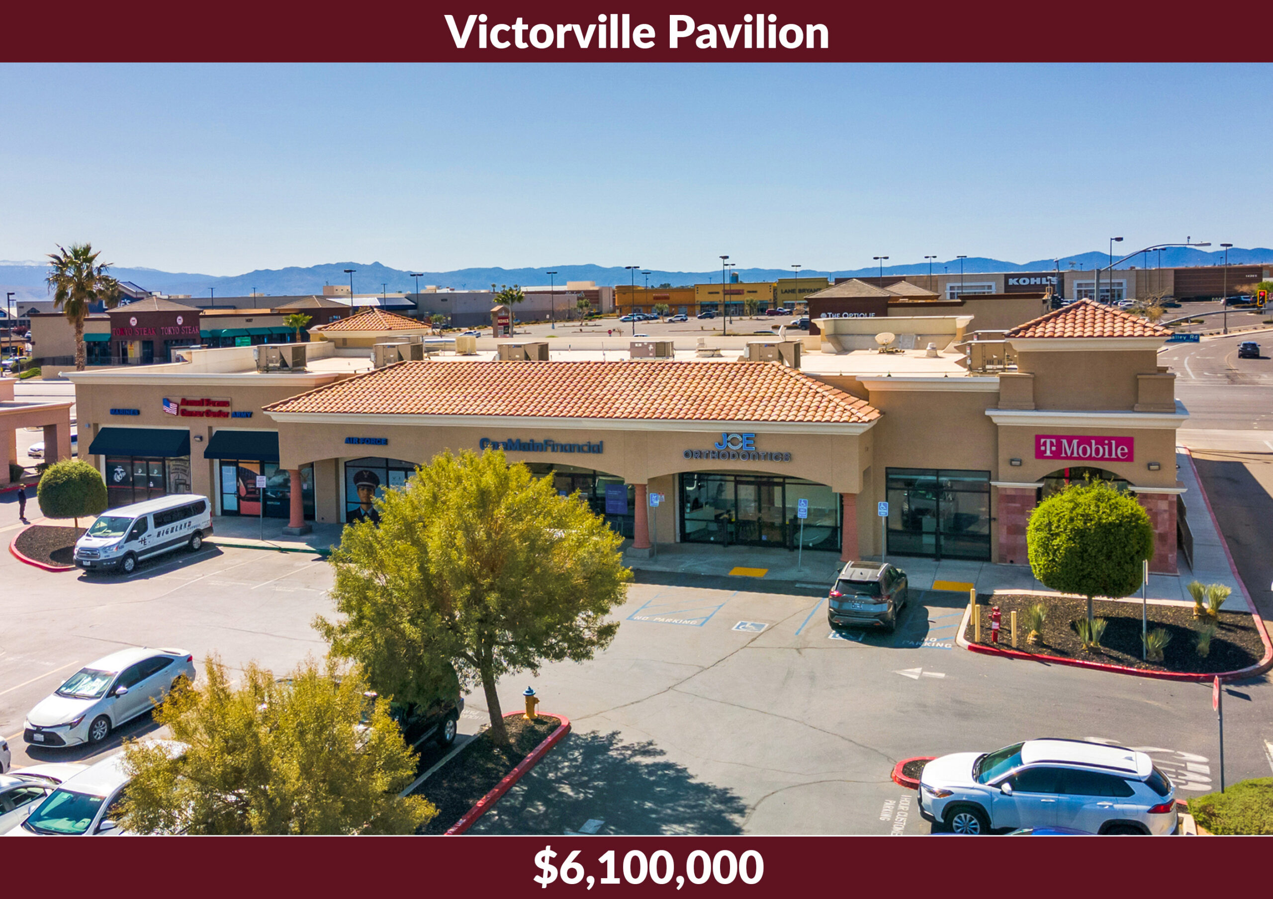 Victorville Pavilion was a $6,100,000 sale at 14190 Bear Valley Road, Victorville, CA represented by Lance Mordachini.