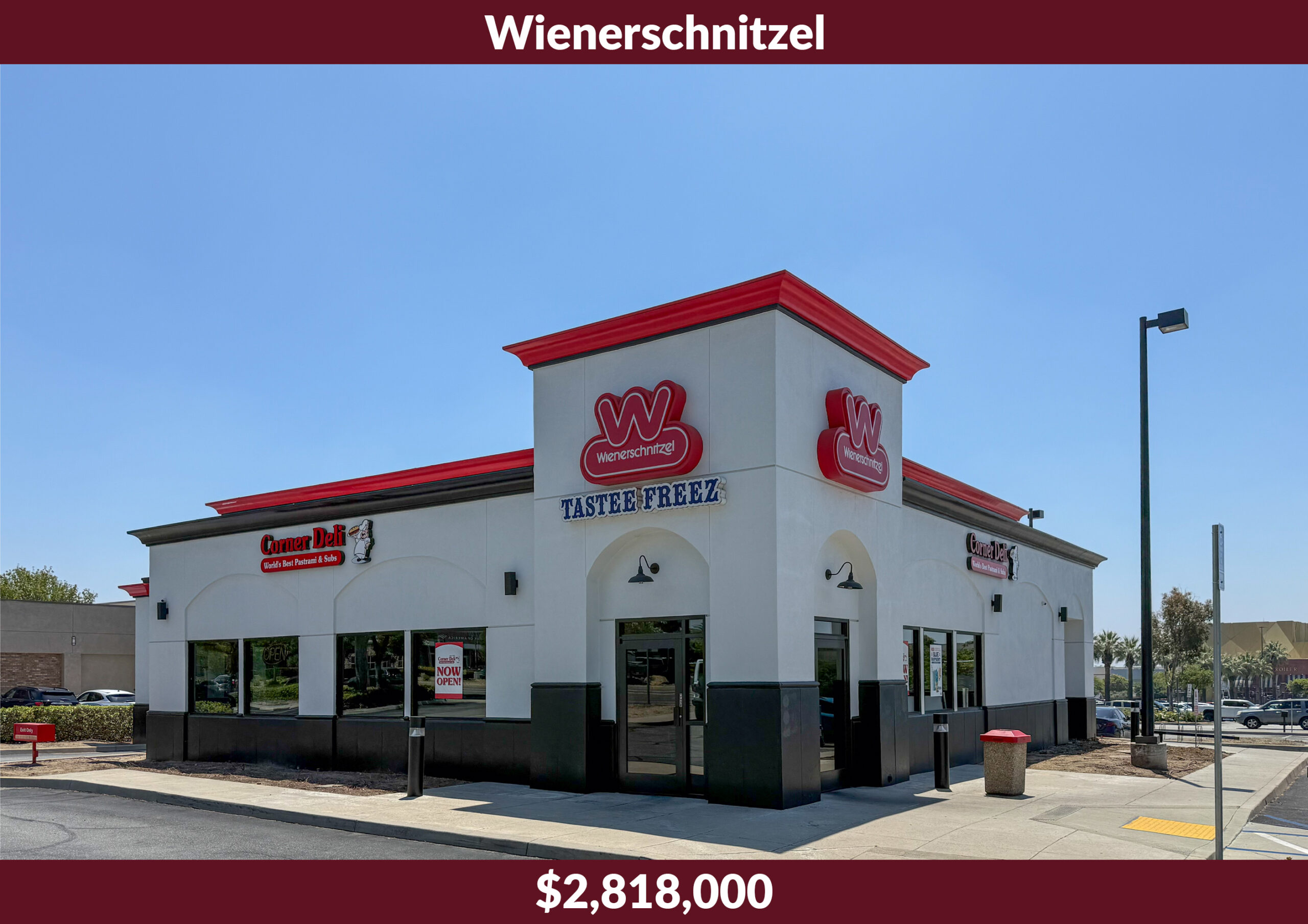 Lance Mordachini closes the sale of a Wienerschnitzel fully leased investment in Ontario, CA for $2.8M